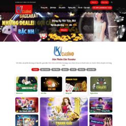 Giao diện Website Kubet, Casino, Poker 01