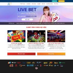 Giao diện Website Kubet, Casino, Poker 03