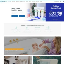 Giao diện Website bán máy lọc nước 05