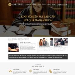 Giao diện Website công ty Luật 02