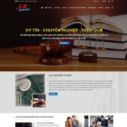Giao diện Website luật sư 04