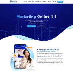 Giao diện Website tư vấn marketing online
