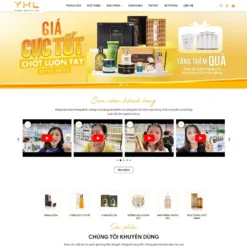 Giao diện Website mỹ phẩm 14