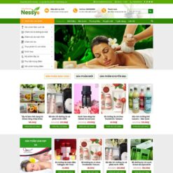 Giao diện Website Shop mỹ phẩm 03