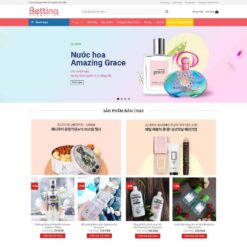 Giao diện Website Shop mỹ phẩm 04