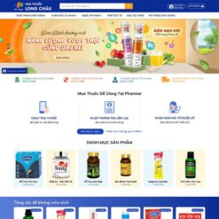 Giao diện Website nhà thuốc 02