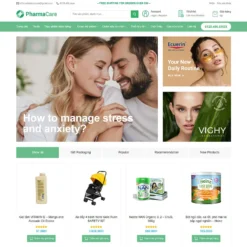 Giao diện Website nhà thuốc 03