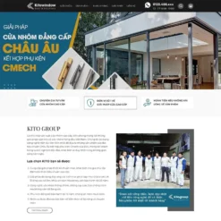 Giao diện Website công ty nhôm kính 04