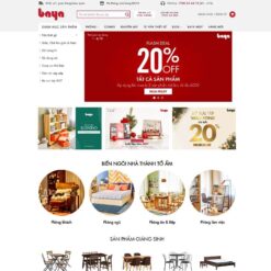 Giao diện Website nội thất 24