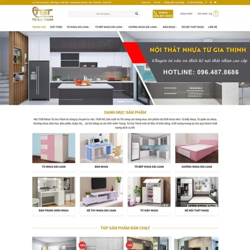 Giao diện Website nội thất 29