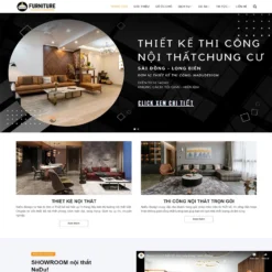 Giao diện Website nội thất 30