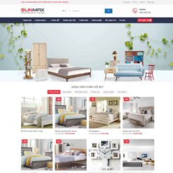 Giao diện Website nội thất 08