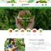 Giao diện Website nông sản 05