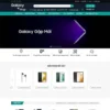 Giao diện Website samsung shop