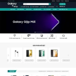 Giao diện Website samsung shop