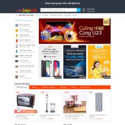Giao diện Website cửa hàng thiết bị gia dụng