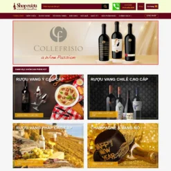 Giao diện Website cửa hàng bán rượu 02