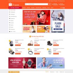 Giao diện Website Shop thời trang, quần áo
