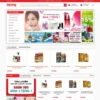 Giao diện Website siêu thị hàng nội địa Nhật