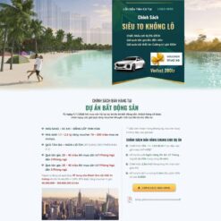 Giao diện Website dự án bất động sản