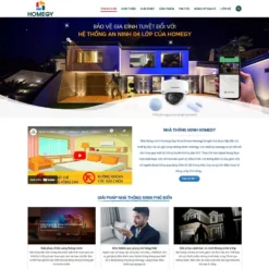 Giao diện Website nhà thông minh, smarthome 02