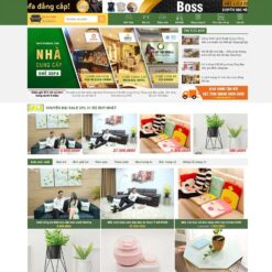 Giao diện Website bán nội thất, sofa