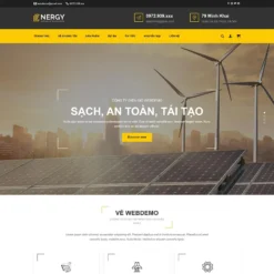 Giao diện Website điện năng lượng mặt trời 03