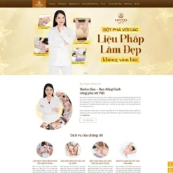 Giao diện Website Spa, làm đẹp 10