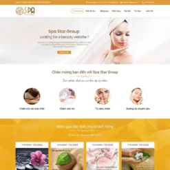 Giao diện Website Spa, làm đẹp 11