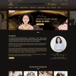 Giao diện Website Spa, làm đẹp 12