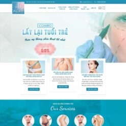 Giao diện Website Spa làm đẹp 04