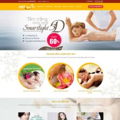 Giao diện Website Spa làm đẹp 05