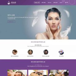 Giao diện Website Spa làm đẹp 06