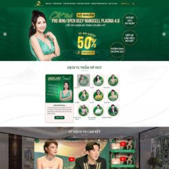 Giao diện Website Spa, làm đẹp 08