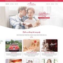 Giao diện Website dịch vụ studio