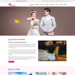 Giao diện Website dịch vụ studio, chụp ảnh cưới 06