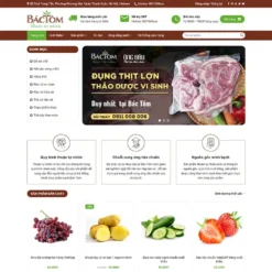 Giao diện Website bán tạp hóa 02