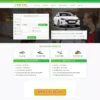 Giao diện Website dịch vụ taxi 02