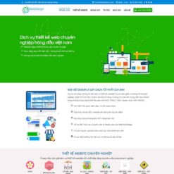 Giao diện Website công ty thiết kế website