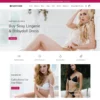 Giao diện Website thời trang nội y