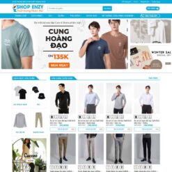 Giao diện Website bán quần áo