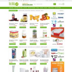 Giao diện Website thực phẩm chức năng 14