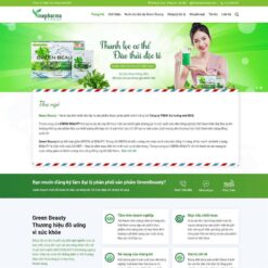 Giao diện Website thực phẩm chức năng 21
