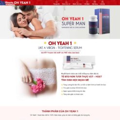 Giao diện Website Landing thực phẩm chức năng 04