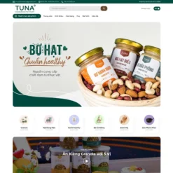 Giao diện Website thực phẩm sạch