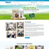 Giao diện Website thực phẩm sạch 02