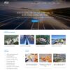 Giao diện Website công ty điện năng lượng mặt trời