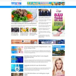 Giao diện Website tin tức 01