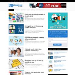 Giao diện Website tin tức 06