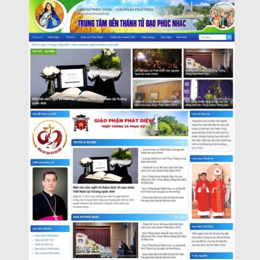 Giao diện Website tin tức 08